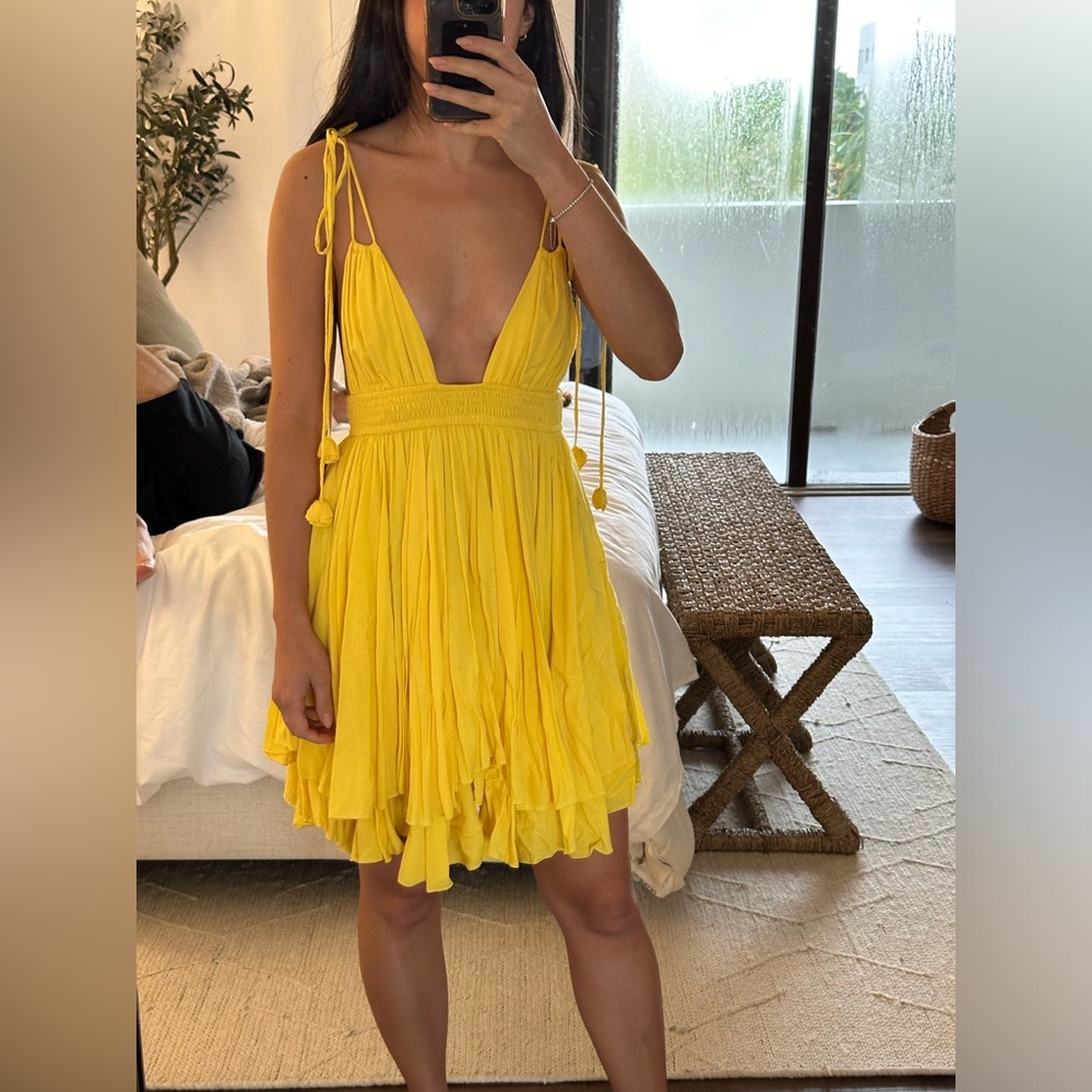 Indah yellow dress